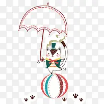 矢量卡通狐狸插画-空若网 矢量卡通狐狸插画-空若网