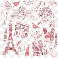 卡通手绘线条素材-空若网 卡通手绘线条素材-空若网