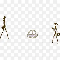 时尚女神人物剪影-空若网 时尚女神人物剪影-空若网