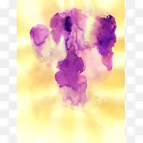 水彩墨迹纸张背景-空若网 水彩墨迹纸张背景-空若网