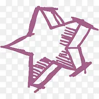 手绘五角星-空若网 手绘五角星-空若网