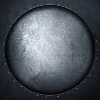 金属背景圆形边框-空若网 金属背景圆形边框-空若网