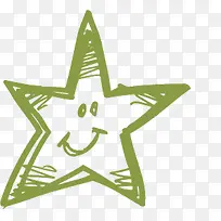 手绘五角星-空若网 手绘五角星-空若网