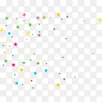 彩色卡通梦幻五角星-空若网 彩色卡通梦幻五角星-空若网