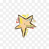手绘五角星 星星 手绘-空若网 手绘五角星 星星 手绘-空若网