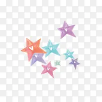 手绘五角星-空若网 手绘五角星-空若网