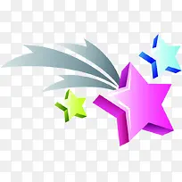 五角星卡通彩色手绘-空若网 五角星卡通彩色手绘-空若网