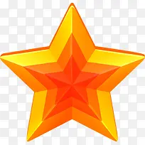 创意合成手绘橙色的五角星-空若网 创意合成手绘橙色的五角星-空若网