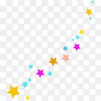 彩色卡通五角星设计-空若网 彩色卡通五角星设计-空若网