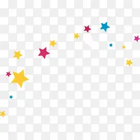 彩色大小五角星-空若网 彩色大小五角星-空若网