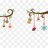 文艺清新圣诞节装饰元素-空若网 文艺清新圣诞节装饰元素-空若网