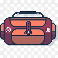 矢量扁平化背包-空若网 矢量扁平化背包-空若网