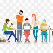 手绘卡通商业人物商业素材-空若网 手绘卡通商业人物商业素材-空若网