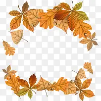 卡通手绘秋天落叶-空若网 卡通手绘秋天落叶-空若网