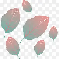 卡通手绘秋天树叶-空若网 卡通手绘秋天树叶-空若网