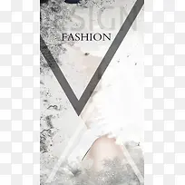 黑白时尚H5背景-空若网 黑白时尚H5背景-空若网