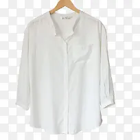 时尚流行简约白色衬衫-空若网 时尚流行简约白色衬衫-空若网
