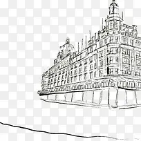 欧式简约时尚建筑-空若网 欧式简约时尚建筑-空若网