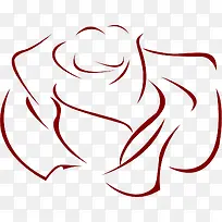 手绘时尚花朵简约-空若网 手绘时尚花朵简约-空若网