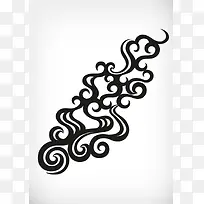 黑色时尚简约花纹-空若网 黑色时尚简约花纹-空若网