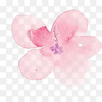 粉色水彩花朵手绘-空若网 粉色水彩花朵手绘-空若网