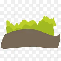 卡通手绘绿地-空若网 卡通手绘绿地-空若网