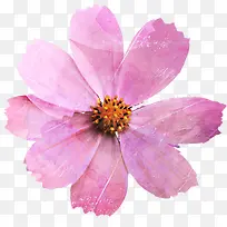 粉色文艺水彩花朵-空若网 粉色文艺水彩花朵-空若网