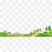 可爱卡通绿地-空若网 可爱卡通绿地-空若网