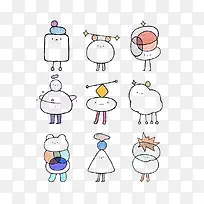 抽象插画-空若网 抽象插画-空若网