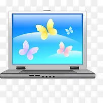 卡通矢量笔记本电脑-空若网 卡通矢量笔记本电脑-空若网