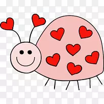 爱剪贴画-粉红虫剪-空若网 爱剪贴画-粉红虫剪-空若网