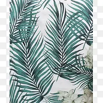 手绘树枝花朵简约重叠-空若网 手绘树枝花朵简约重叠-空若网