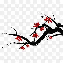 中秋节手绘树枝花朵-空若网 中秋节手绘树枝花朵-空若网