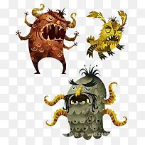 卡通手绘植物怪物-空若网 卡通手绘植物怪物-空若网