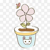 手绘卡通花朵植物-空若网 手绘卡通花朵植物-空若网