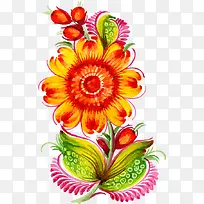 手绘花素材-空若网 手绘花素材-空若网