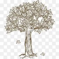 手绘植物树-空若网 手绘植物树-空若网