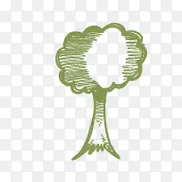 手绘树-空若网 手绘树-空若网