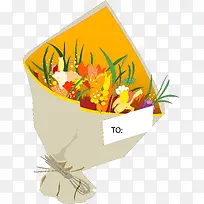 一束鲜花矢量素材-空若网 一束鲜花矢量素材-空若网