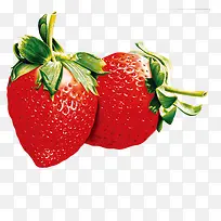 手绘草莓模型-空若网 手绘草莓模型-空若网