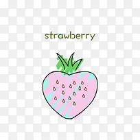 手绘草莓-空若网 手绘草莓-空若网