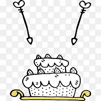 手绘的可爱蛋糕-空若网 手绘的可爱蛋糕-空若网