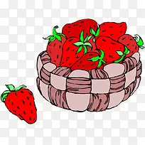 水彩草莓-空若网 水彩草莓-空若网