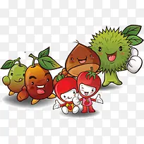 水果草莓卡通可爱表情-空若网 水果草莓卡通可爱表情-空若网