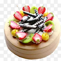 圆形草莓水果蛋糕-空若网 圆形草莓水果蛋糕-空若网