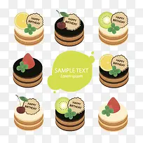 卡通水果蛋糕-空若网 卡通水果蛋糕-空若网