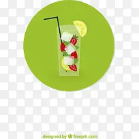 扁平化夏季冰镇饮料-空若网 扁平化夏季冰镇饮料-空若网