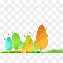 彩色树木-空若网 彩色树木-空若网