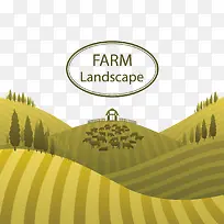 矢量山和草地-空若网 矢量山和草地-空若网