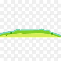 扁平化矢量草地背景-空若网 扁平化矢量草地背景-空若网